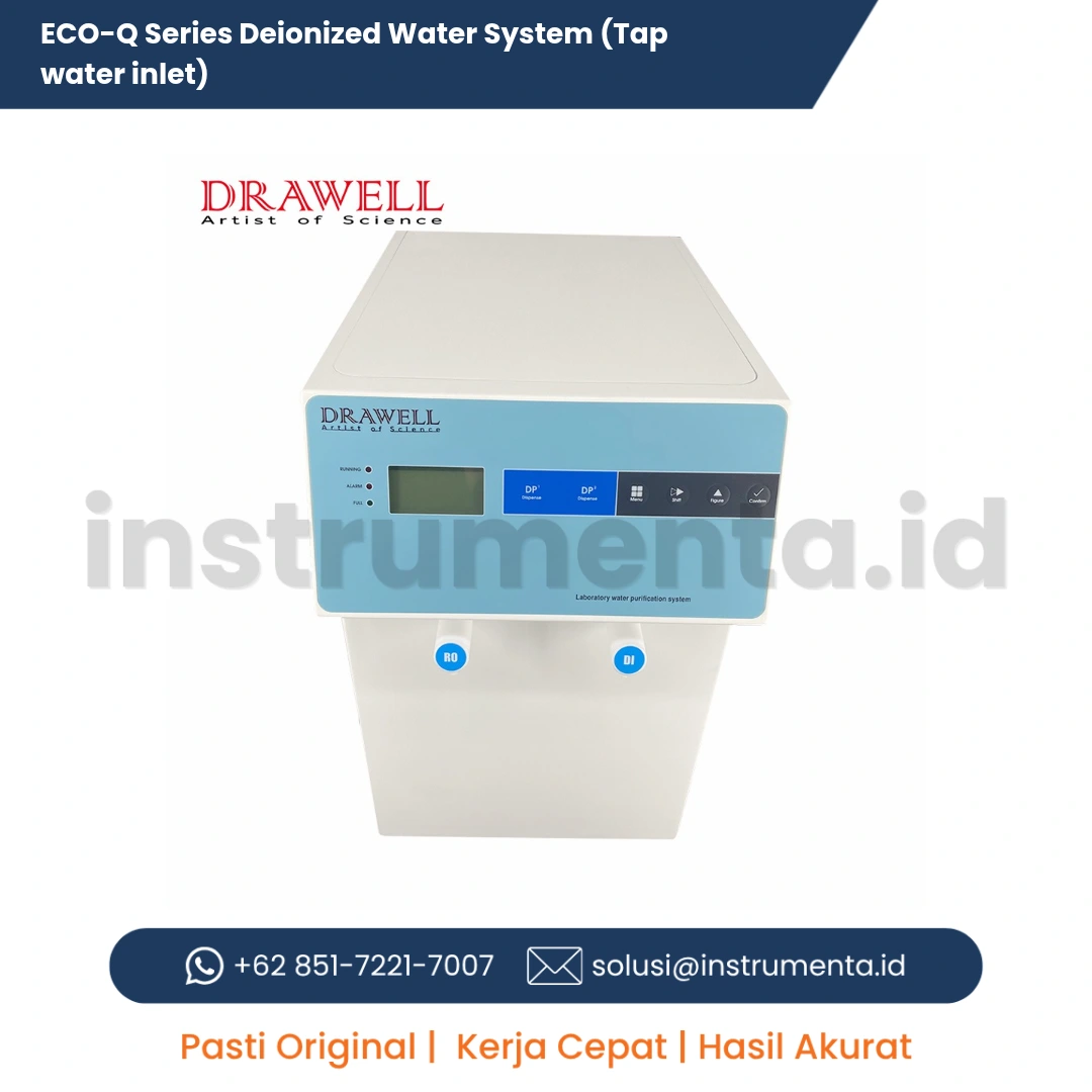 Distributor Resmi ECO-Q Series Deionized Water System Tap Water Inlet Ready Stock